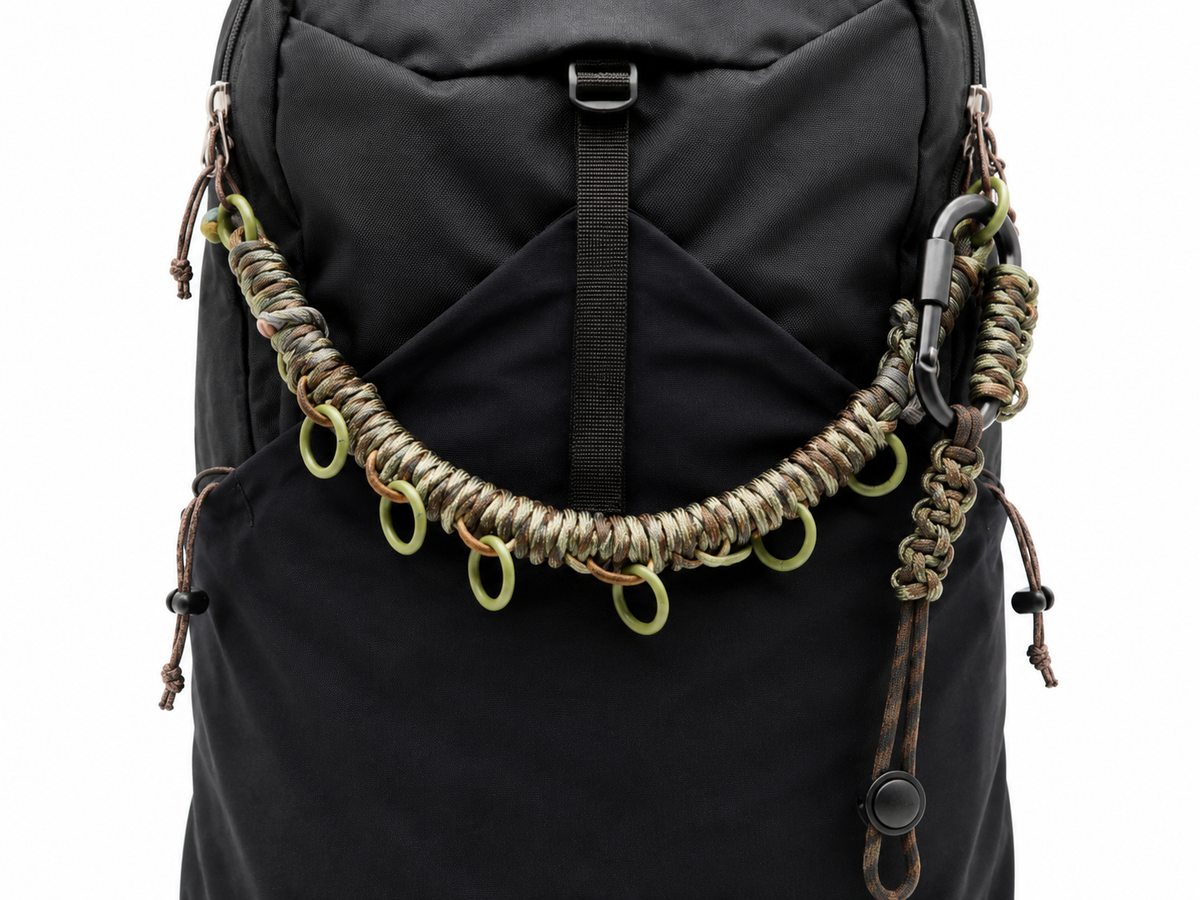 Paracord Outdoor Gear Attachment Set for Hiking Camping Backpack and Everyday Carry