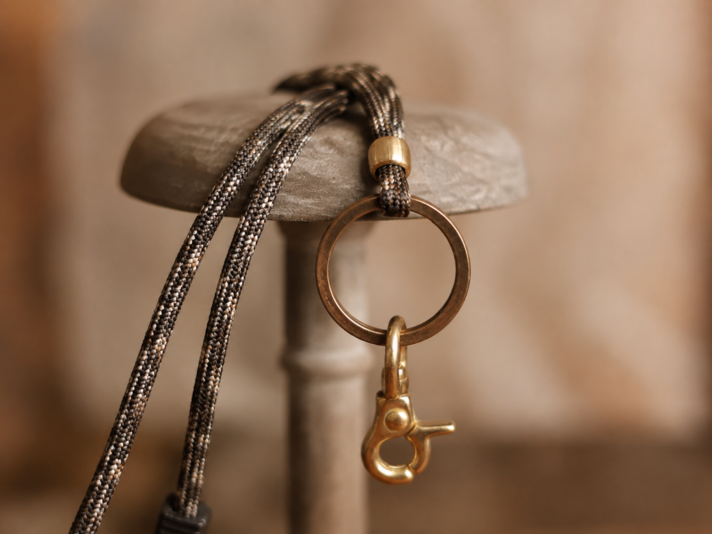 Adjustable Paracord Neck Lanyard for Small Pouches Glasses and EDC Gear