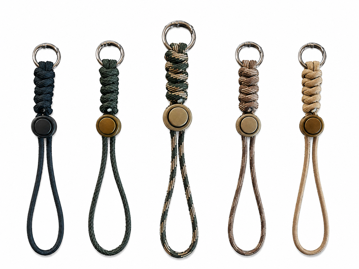 Handmade 550 Paracord Gear Lanyard Set for Water Bottles and Backpacks