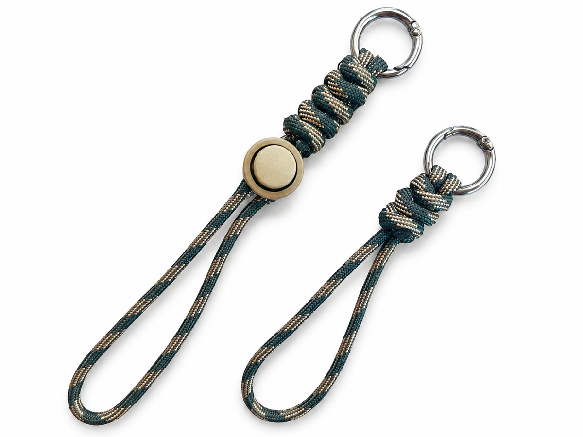 Handmade 550 Paracord Gear Lanyard Set for Water Bottles and Backpacks