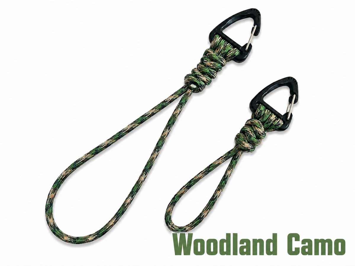 Handmade 550 Paracord Gear Clip Set Large and Small