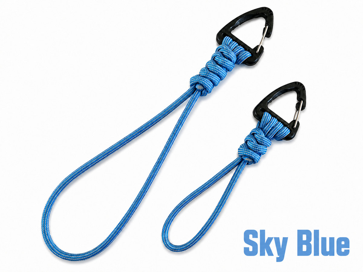 Handmade 550 Paracord Gear Clip Set Large and Small