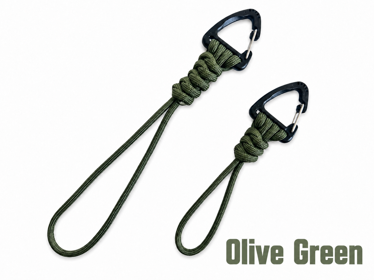 Handmade 550 Paracord Gear Clip Set Large and Small