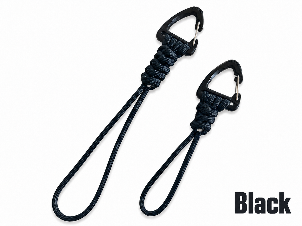 Handmade 550 Paracord Gear Clip Set Large and Small