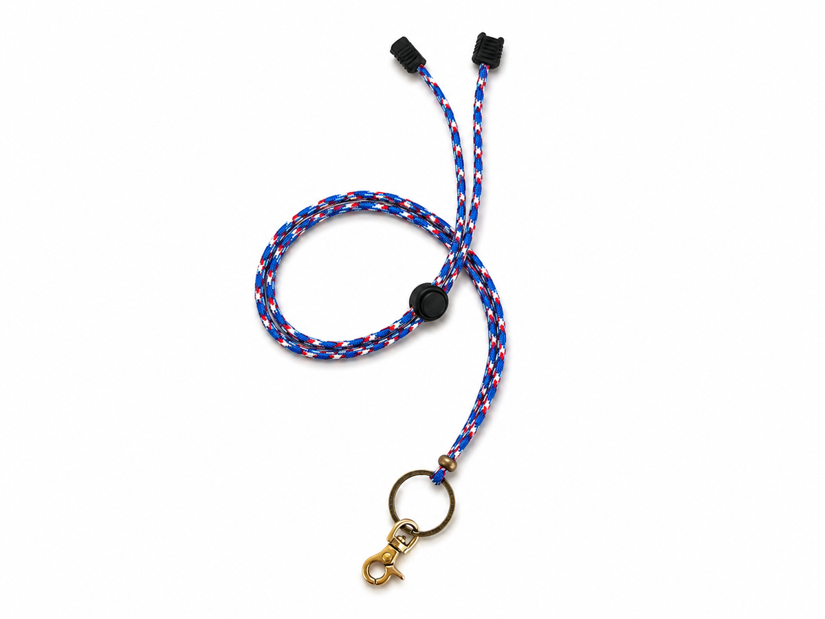 Adjustable Paracord Neck Lanyard for Small Pouches Glasses and EDC Gear