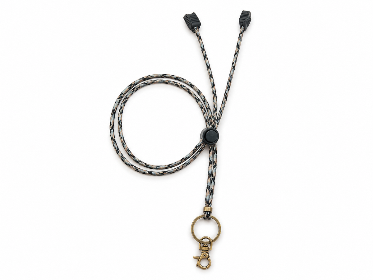 Adjustable Paracord Neck Lanyard for Small Pouches Glasses and EDC Gear