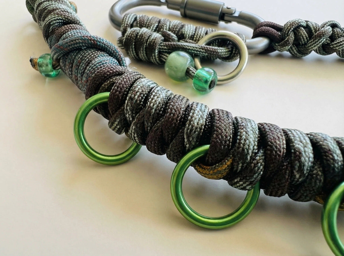 Paracord Outdoor Gear Attachment Set for Hiking Camping Backpack and Everyday Carry