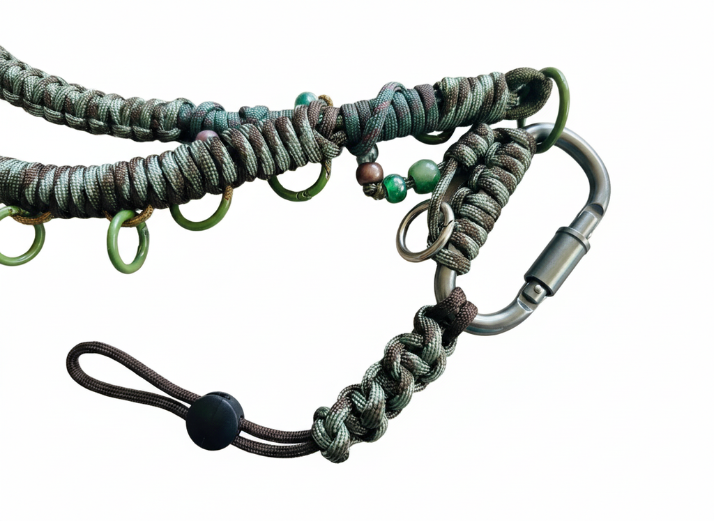 Paracord Outdoor Gear Attachment Set for Hiking Camping Backpack and Everyday Carry