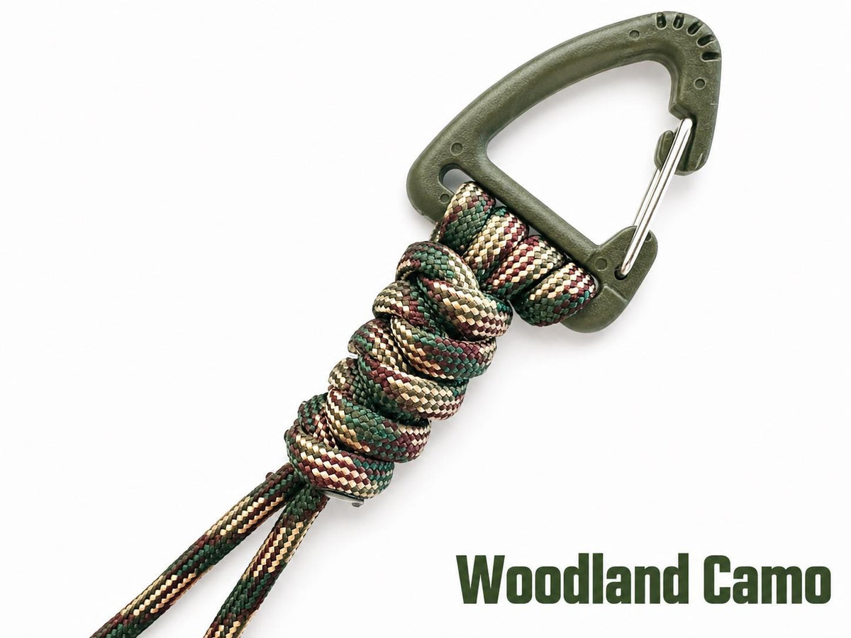 Paracord Backpack Gear Clip for Hiking & Camping | Keys Knife Small Outdoor Gear Holder | Tactical EDC Attachment