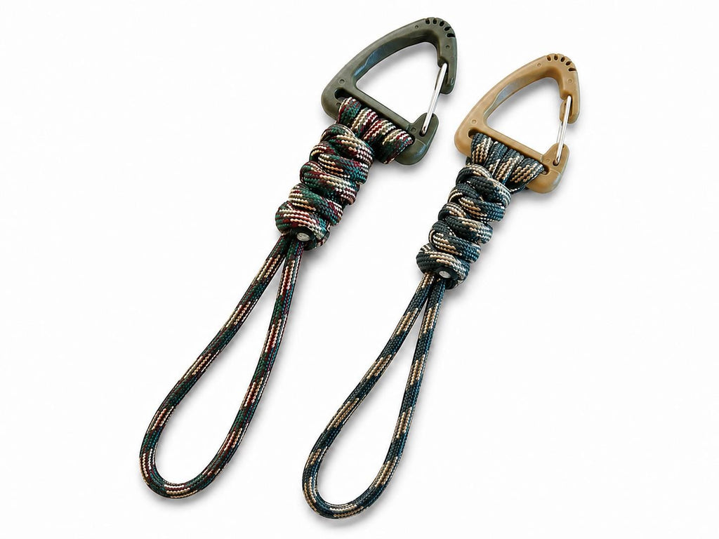Paracord Backpack Gear Clip for Hiking & Camping | Keys Knife Small Outdoor Gear Holder | Tactical EDC Attachment