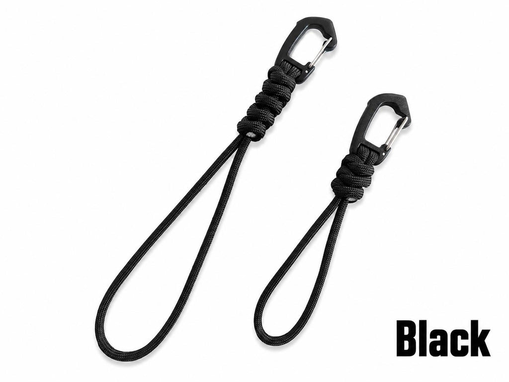 Paracord EDC Hanging Loop Set Long and Short Utility Lanyard Gear Attachment for Backpack Water Bottle Flashlight and Outdoor
