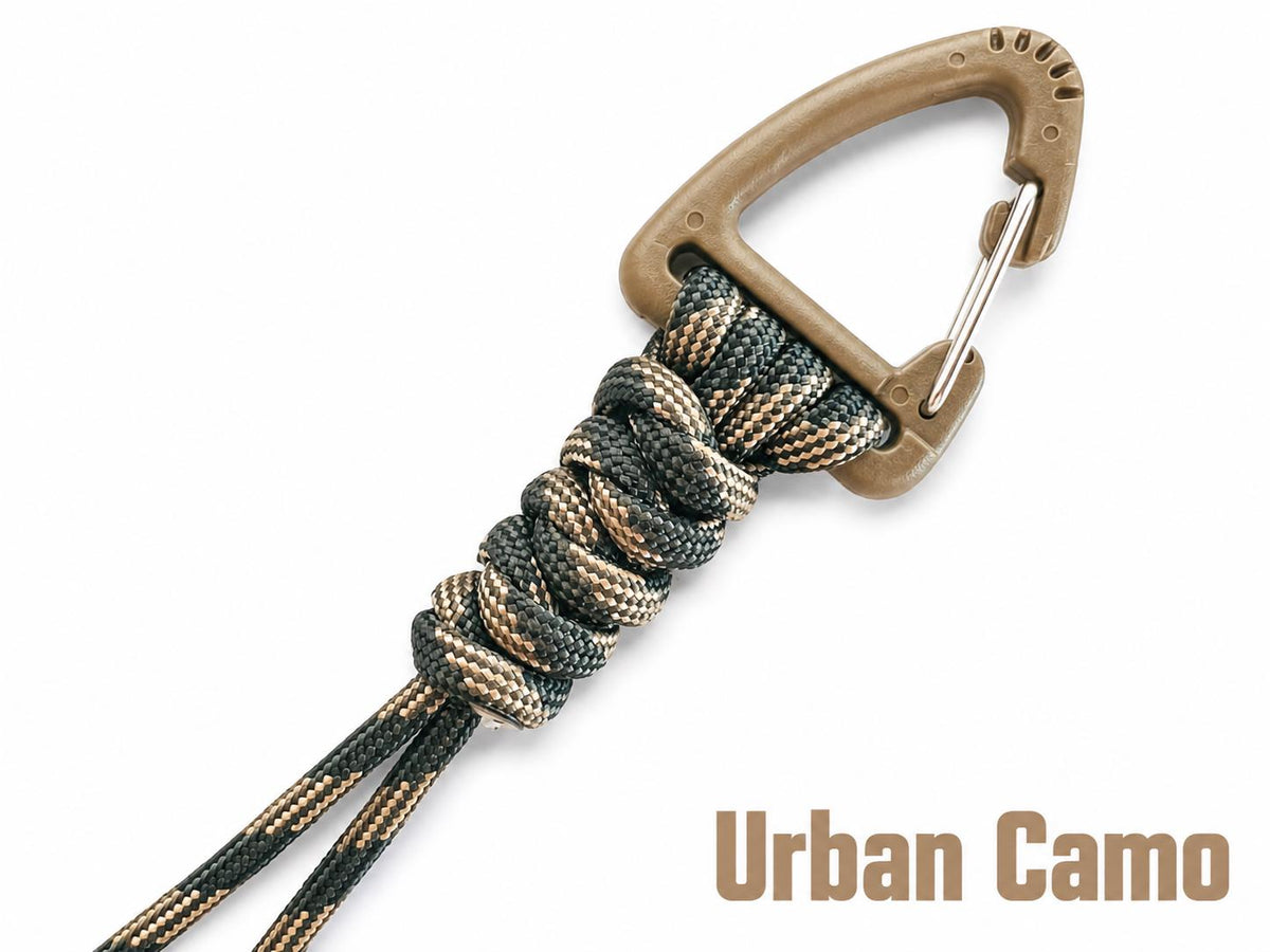 Paracord Backpack Gear Clip for Hiking & Camping | Keys Knife Small Outdoor Gear Holder | Tactical EDC Attachment