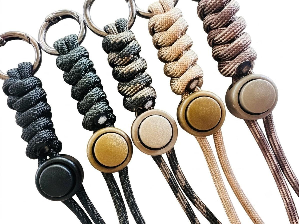 Paracord Backpack Gear Lanyard Set for Hiking & Camping | Water Bottle Gloves  Flashlight Holder | Outdoor EDC Strap