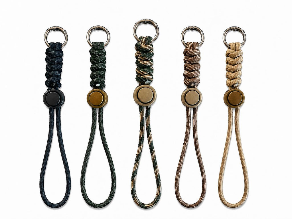 Paracord Backpack Gear Lanyard Set for Hiking & Camping | Water Bottle Gloves  Flashlight Holder | Outdoor EDC Strap