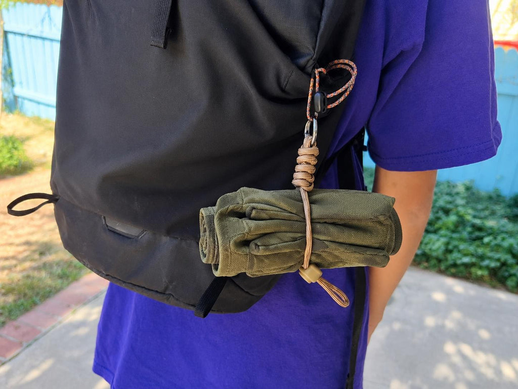 Paracord Backpack Gear Lanyard Set for Hiking & Camping | Water Bottle Gloves  Flashlight Holder | Outdoor EDC Strap