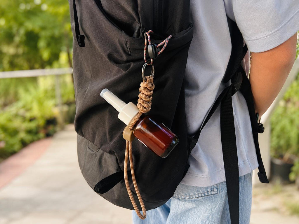 Paracord Backpack Gear Lanyard Set for Hiking & Camping | Water Bottle Gloves  Flashlight Holder | Outdoor EDC Strap